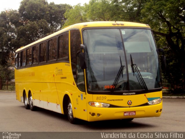 Viação Itapemirim 8039 na cidade de Vitória, Espírito Santo, Brasil, por Vanderlei da Costa Silva Filho. ID da foto: 1382357.