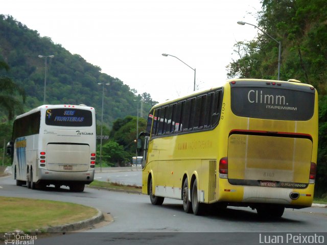 Viação Itapemirim 8103 na cidade de Viana, Espírito Santo, Brasil, por Luan Peixoto. ID da foto: 1382222.