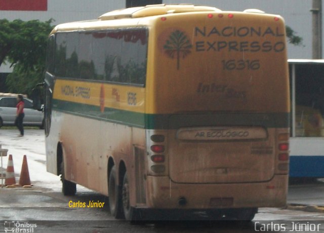 Nacional Expresso 16316 na cidade de Goiânia, Goiás, Brasil, por Carlos Júnior. ID da foto: 1441458.