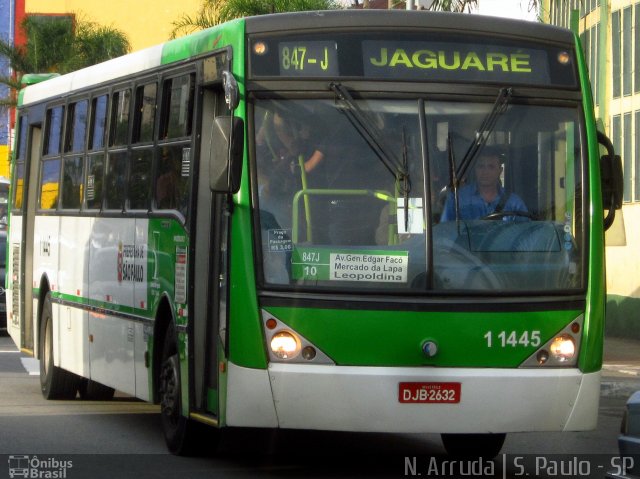 Viação Santa Brígida 1 1445 na cidade de São Paulo, São Paulo, Brasil, por Rafael Santos. Número da foto: #1441920.