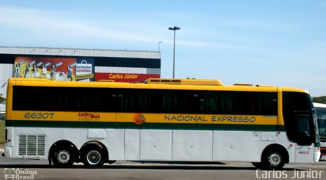 Nacional Expresso 66307 na cidade de Goiânia, Goiás, Brasil, por Carlos Júnior. ID da foto: 1441408.