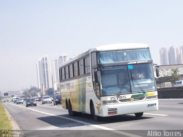 Empresa Gontijo de Transportes 15785 na cidade de Guarulhos, São Paulo, Brasil, por Atilio Torres. ID da foto: 1441837.