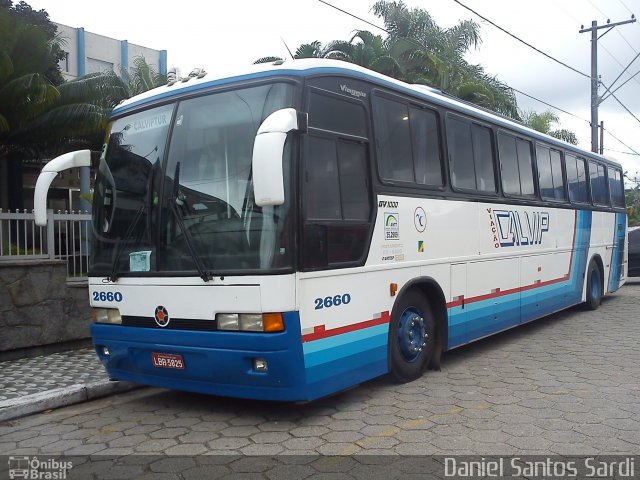 Viação Calvip 2660 na cidade de Praia Grande, São Paulo, Brasil, por Daniel Santos Sardi. Número da foto: #1385945.
