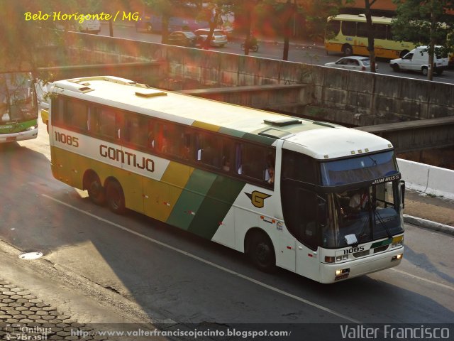 Empresa Gontijo de Transportes 11085 na cidade de Belo Horizonte, Minas Gerais, Brasil, por Valter Francisco. Número da foto: #1384918.