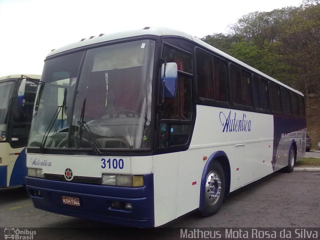 União do Sul - Transportadora Turística Autêntica 3100 na cidade de Aparecida, São Paulo, Brasil, por Matheus Mota Rosa da Silva. ID da foto: 1384487.