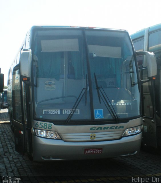 Viação Garcia 6588 na cidade de Londrina, Paraná, Brasil, por Felipe  Dn. Número da foto: #1384877.