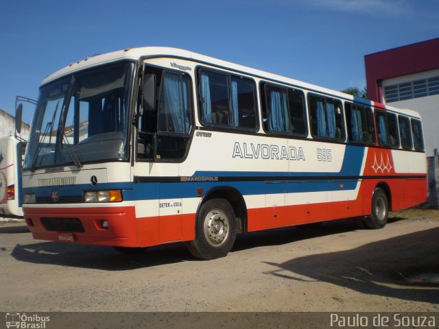 Transportes Alvorada 595 na cidade de Laguna, Santa Catarina, Brasil, por Paulo de Souza. Número da foto: #1385635.