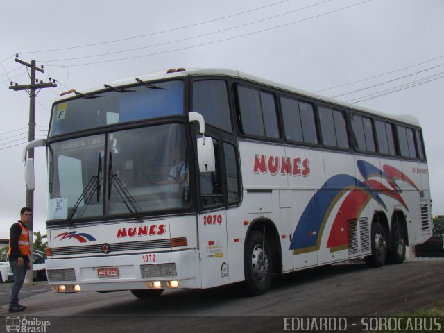 Nunes Turismo 1070 na cidade de São Paulo, São Paulo, Brasil, por EDUARDO - SOROCABUS. Número da foto: #1384375.