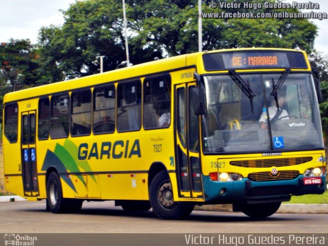 Viação Garcia 7527 na cidade de Maringá, Paraná, Brasil, por Victor Hugo Guedes Pereira. Número da foto: #1384458.