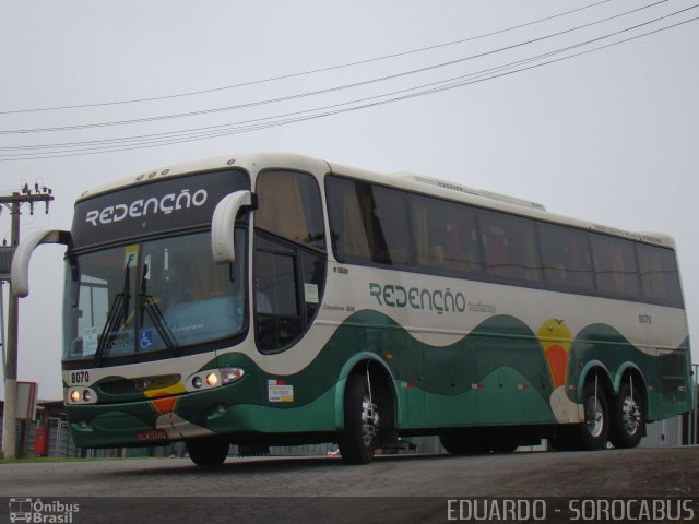 Redenção Turismo 8070 na cidade de São Paulo, São Paulo, Brasil, por EDUARDO - SOROCABUS. Número da foto: #1387162.