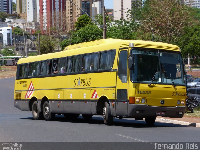 Viação Itapemirim 40033 na cidade de Ribeirão Preto, São Paulo, Brasil, por Fernando Reis. ID da foto: 1386711.