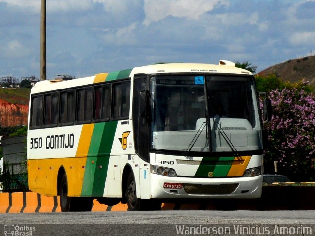 Empresa Gontijo de Transportes 3150 na cidade de Ipatinga, Minas Gerais, Brasil, por Wanderson Vinícius Amorim. Número da foto: #1388123.