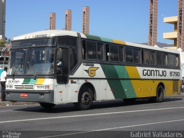 Empresa Gontijo de Transportes 8790 na cidade de Belo Horizonte, Minas Gerais, Brasil, por Gabriel Valladares. ID da foto: 1388406.