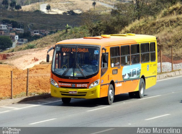 Viação Novo Retiro 88170 na cidade de Betim, Minas Gerais, Brasil, por Adão Raimundo Marcelino. Número da foto: #1390131.