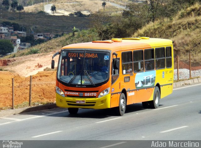 Viação Novo Retiro 88170 na cidade de Betim, Minas Gerais, Brasil, por Adão Raimundo Marcelino. ID da foto: 1390131.