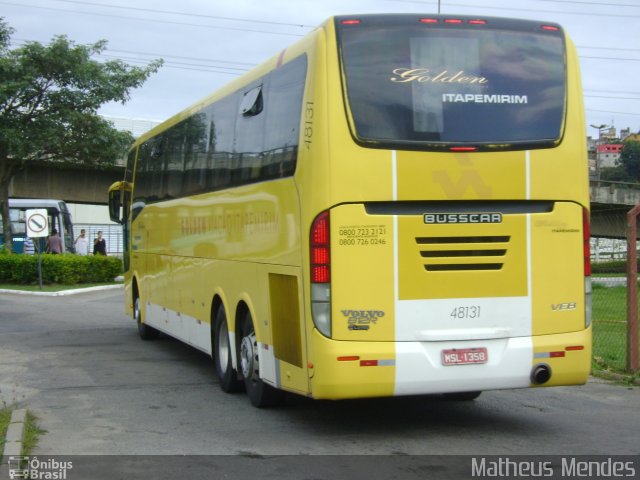 Viação Itapemirim 48131 na cidade de Vitória, Espírito Santo, Brasil, por Matheus Mendes. Número da foto: #1390288.