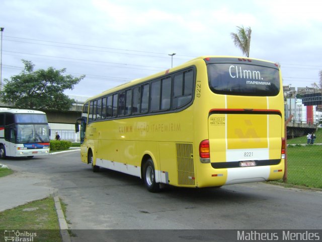 Viação Itapemirim 8221 na cidade de Vitória, Espírito Santo, Brasil, por Matheus Mendes. Número da foto: #1390285.
