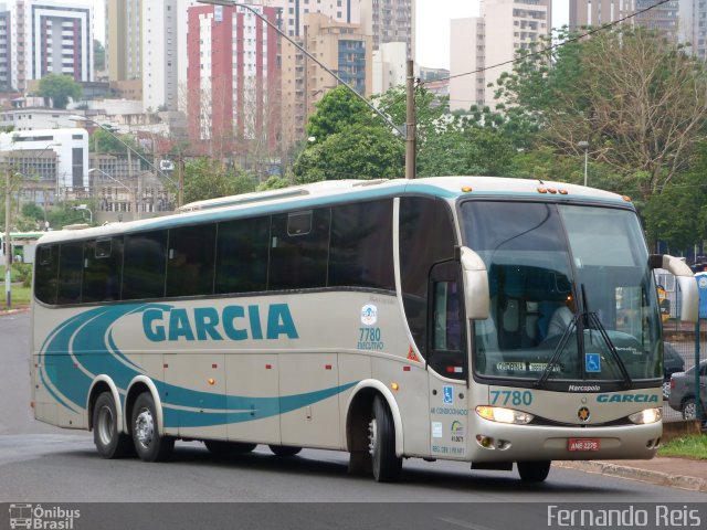 Viação Garcia 7780 na cidade de Ribeirão Preto, São Paulo, Brasil, por Fernando Reis. Número da foto: #1390881.