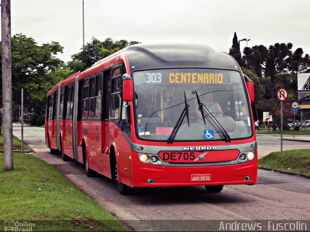 Empresa Cristo Rei > CCD Transporte Coletivo DE705 na cidade de Curitiba, Paraná, Brasil, por Andrews  Fuscolin. ID da foto: 1392273.