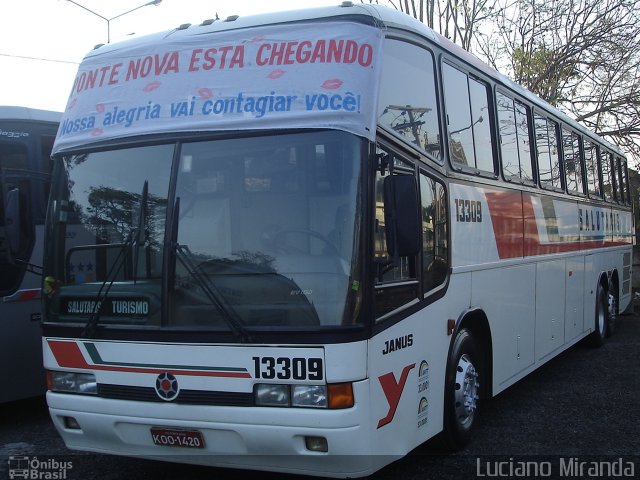 Viação Salutaris e Turismo 13309 na cidade de Conselheiro Lafaiete, Minas Gerais, Brasil, por Luciano Miranda. Número da foto: #1393454.