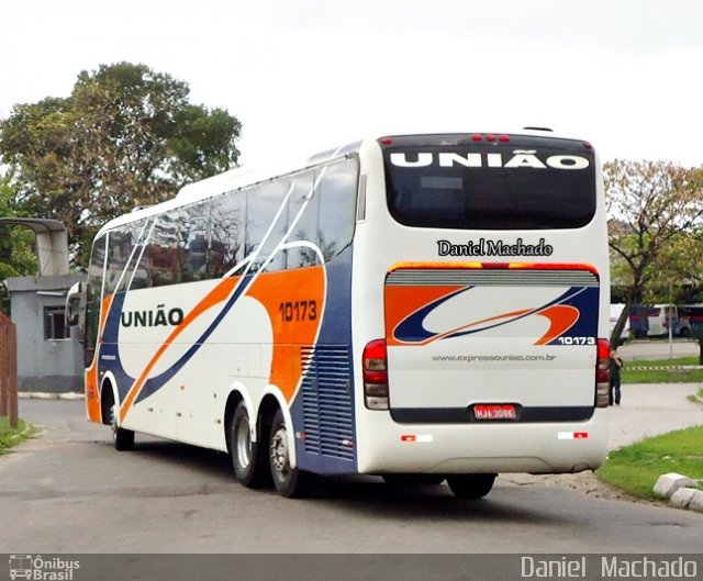 Expresso União 10173 na cidade de Vitória, Espírito Santo, Brasil, por Daniel  Machado. ID da foto: 1394031.