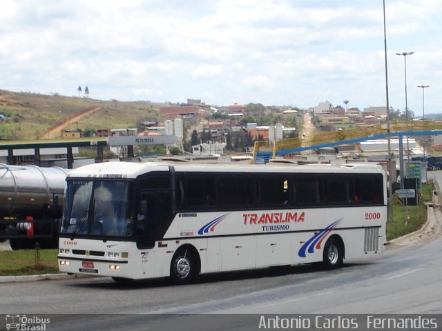 Translima Turismo 2000 na cidade de João Monlevade, Minas Gerais, Brasil, por Antonio Carlos Fernandes. Número da foto: #1394813.