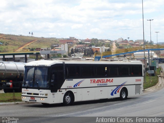 Translima Turismo 2000 na cidade de João Monlevade, Minas Gerais, Brasil, por Antonio Carlos Fernandes. ID da foto: 1394813.