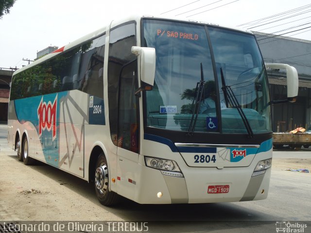 Auto Viação 1001 2804 na cidade de Rio de Janeiro, Rio de Janeiro, Brasil, por Diego Oliveira. Número da foto: #1395025.