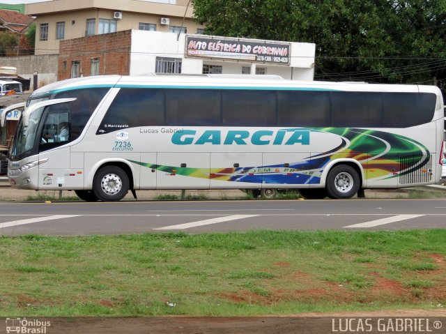 Viação Garcia 7236 na cidade de Imbaú, Paraná, Brasil, por Lucas Gabriel. ID da foto: 1394523.