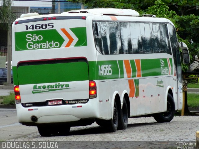 Cia. São Geraldo de Viação 14685 na cidade de Viana, Espírito Santo, Brasil, por Douglas Kalladim. Número da foto: #1442706.