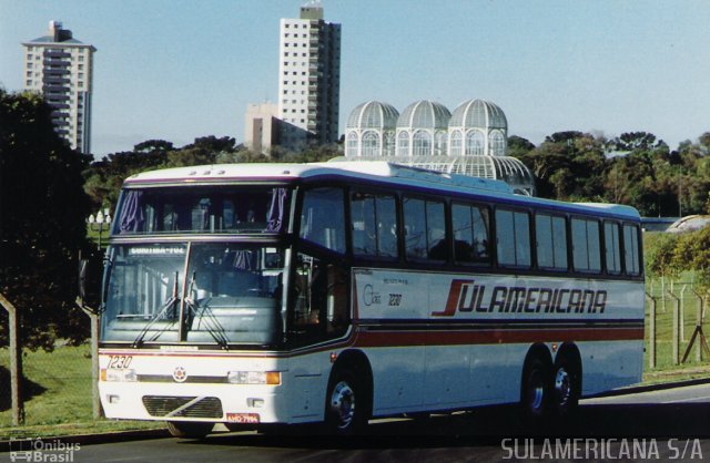 Empresa Sulamericana de Transportes em Ônibus 7230 na cidade de Curitiba, Paraná, Brasil, por Alessandro de Bem Barros. ID da foto: 1443353.