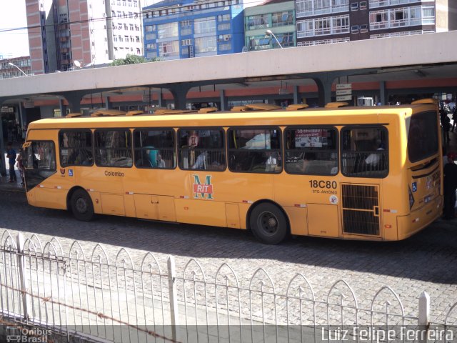 Auto Viação Santo Antônio 18C80 na cidade de Curitiba, Paraná, Brasil, por Luiz Felipe Ferreira. ID da foto: 1460045.