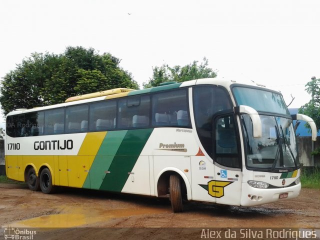 Empresa Gontijo de Transportes 17110 na cidade de Porto Velho, Rondônia, Brasil, por Alex da Silva Rodrigues. ID da foto: 1460845.