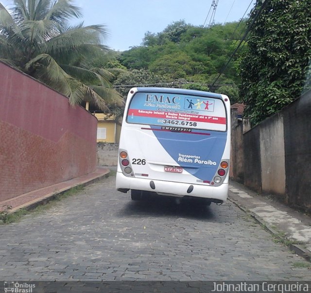 Transportes Além Paraíba 226 na cidade de Além Paraíba, Minas Gerais, Brasil, por Johnattan Cerqueira. Número da foto: #1461941.