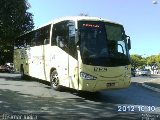 BPA Transportes 49 na cidade de Curvelo, Minas Gerais, Brasil, por Josimar Vieira. ID da foto: 1462639.