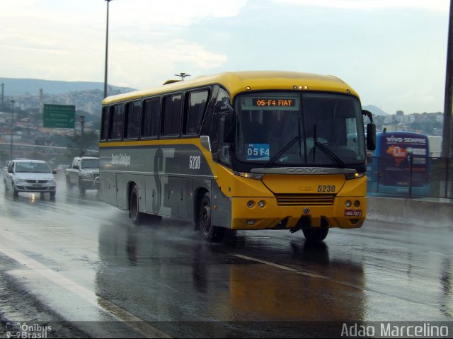 Viação Santa Edwiges 5230 na cidade de Belo Horizonte, Minas Gerais, Brasil, por Adão Raimundo Marcelino. ID da foto: 1462720.