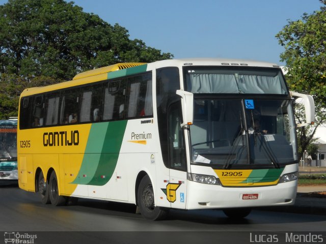 Empresa Gontijo de Transportes 12905 na cidade de Montes Claros, Minas Gerais, Brasil, por Lucas  Mendes. ID da foto: 1462761.