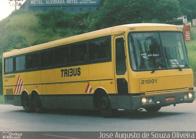 Viação Itapemirim 21001 na cidade de Barra do Piraí, Rio de Janeiro, Brasil, por José Augusto de Souza Oliveira. ID da foto: 1462749.