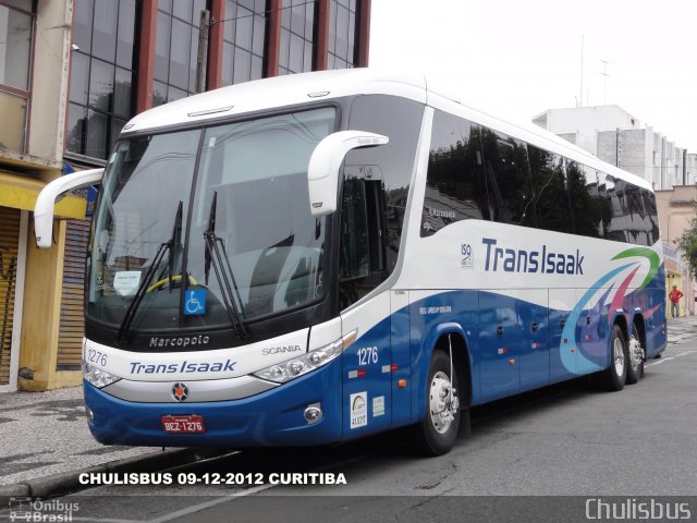 Trans Isaak Turismo 1276 na cidade de Curitiba, Paraná, Brasil, por Paulo Roberto Chulis. ID da foto: 1463164.