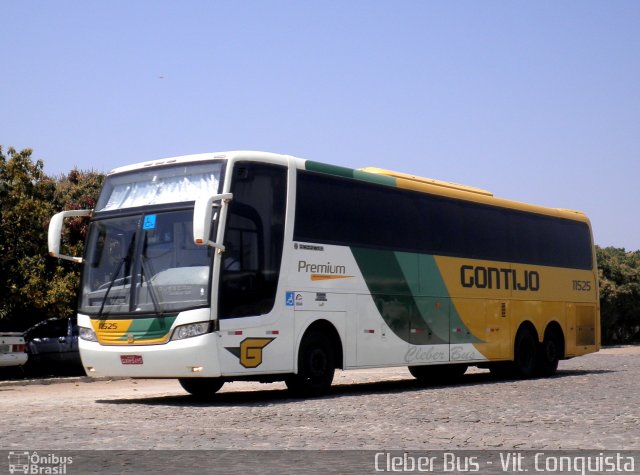 Empresa Gontijo de Transportes 11525 na cidade de Vitória da Conquista, Bahia, Brasil, por Cleber Bus. ID da foto: 1461582.