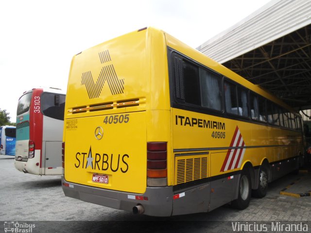 Viação Itapemirim 40505 na cidade de São José dos Campos, São Paulo, Brasil, por Vinicius Miranda. Número da foto: #1464038.