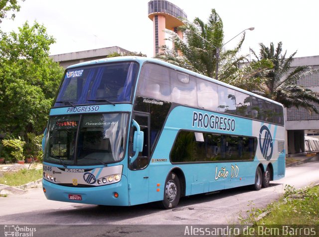Auto Viação Progresso 6046 na cidade de Recife, Pernambuco, Brasil, por Alessandro de Bem Barros. Número da foto: #1466529.