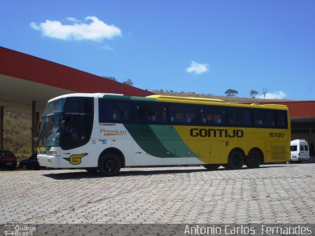 Empresa Gontijo de Transportes 15720 na cidade de João Monlevade, Minas Gerais, Brasil, por Antonio Carlos Fernandes. Número da foto: #1465494.