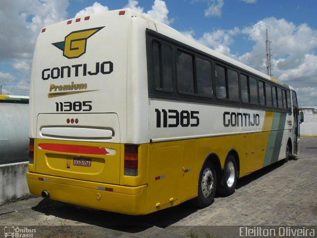 Empresa Gontijo de Transportes 11385 na cidade de Feira de Santana, Bahia, Brasil, por Eleilton Oliveira. ID da foto: 1465199.