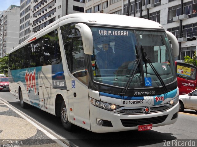 Auto Viação 1001 RJ 108.1002 na cidade de Niterói, Rio de Janeiro, Brasil, por Zé Ricardo Reis. Número da foto: #1465941.