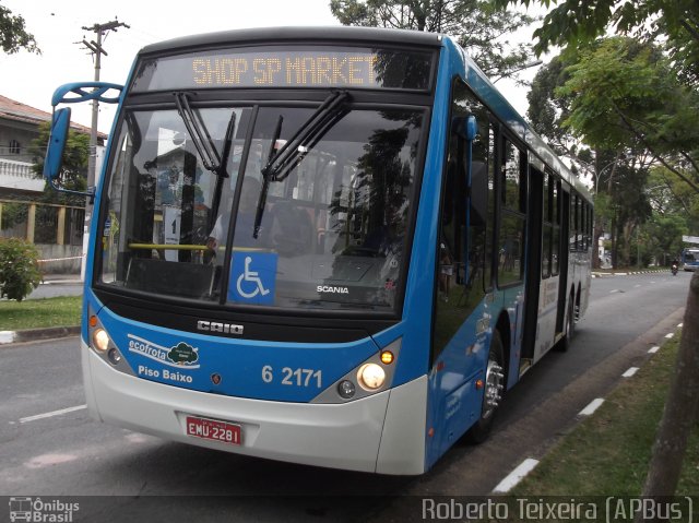 TUPI - Transportes Urbanos Piratininga 6 2171 na cidade de São Paulo, São Paulo, Brasil, por Roberto Teixeira. Número da foto: #1466313.
