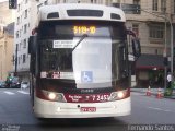 Viação Campo Belo 7 2453 na cidade de São Paulo, São Paulo, Brasil, por Fernando Santos. Número da foto: #:id.