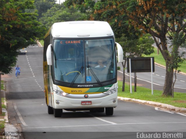 Empresa Gontijo de Transportes 18535 na cidade de Campo Grande, Mato Grosso do Sul, Brasil, por Eduardo Benetti . Número da foto: #1468528.