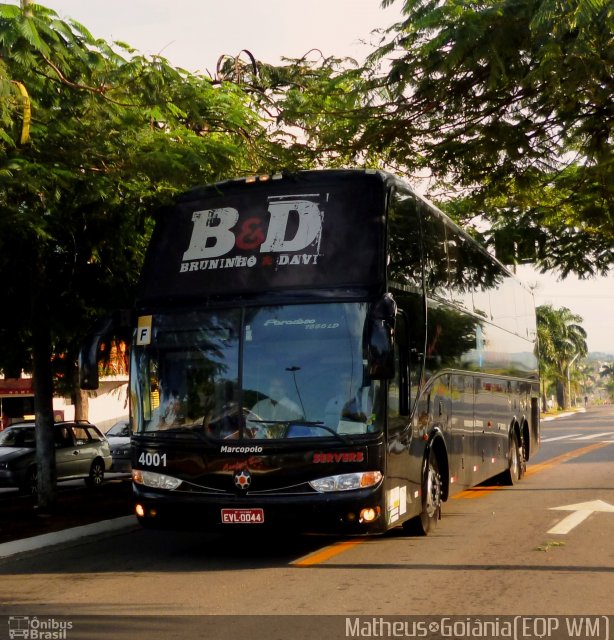 Servers Transporte e Turismo 4001 na cidade de Goiânia, Goiás, Brasil, por Vicente Pinto Moreira. Número da foto: #1467910.