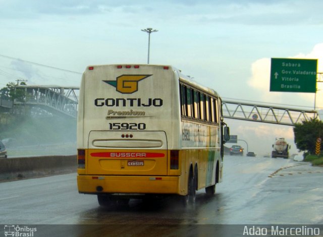 Empresa Gontijo de Transportes 15920 na cidade de Belo Horizonte, Minas Gerais, Brasil, por Adão Raimundo Marcelino. ID da foto: 1468394.